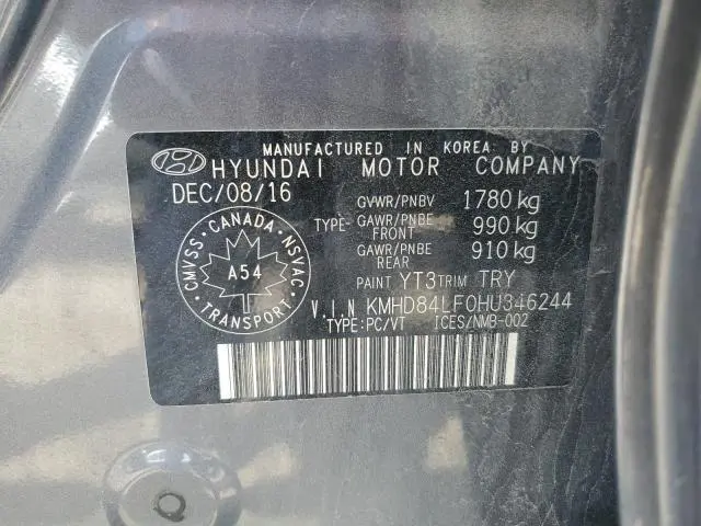 2017 HYUNDAI ELANTRA SE  