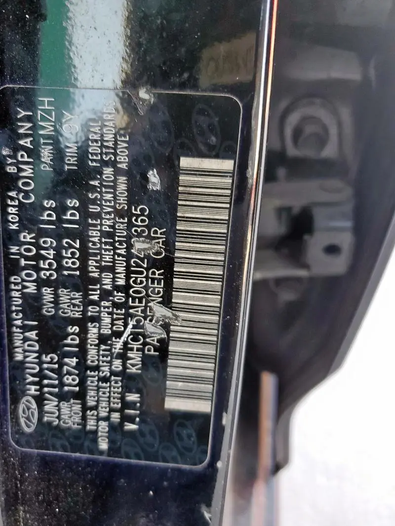 2016 HYUNDAI ACCENT SE  