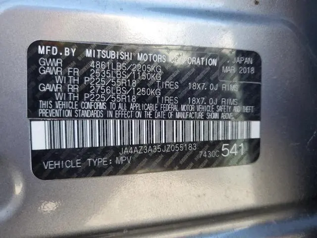 2018 MITSUBISHI OUTLANDER SE  