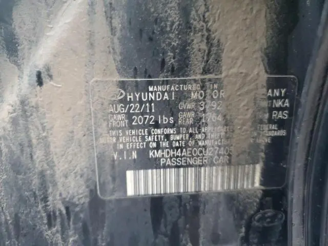 2012 HYUNDAI ELANTRA GLS  