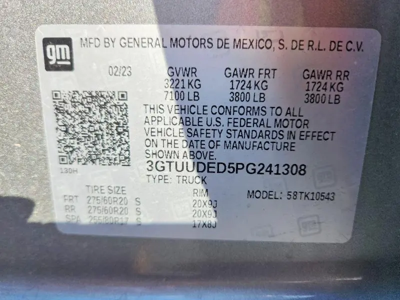 2023 GMC SIERRA K1500 SLT  