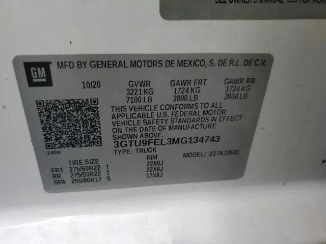 2021 GMC SIERRA K1500 DENALI  