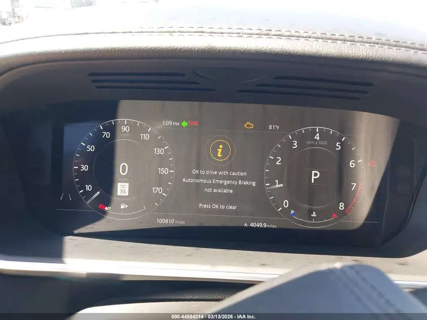2019 LAND ROVER RANGE ROVER 5.0L V8 SUPERCHARGED