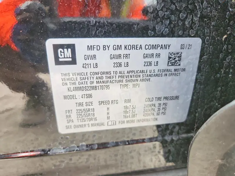 2021 BUICK ENCORE GX SELECT  