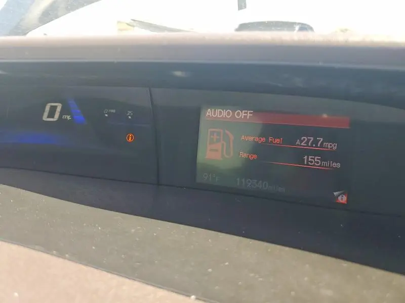 2012 HONDA CIVIC EXL  