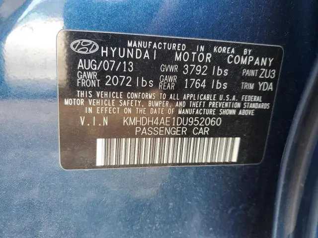 2013 HYUNDAI ELANTRA GLS  
