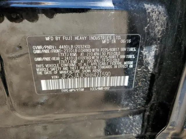 2017 SUBARU FORESTER 2.5I LIMITED  