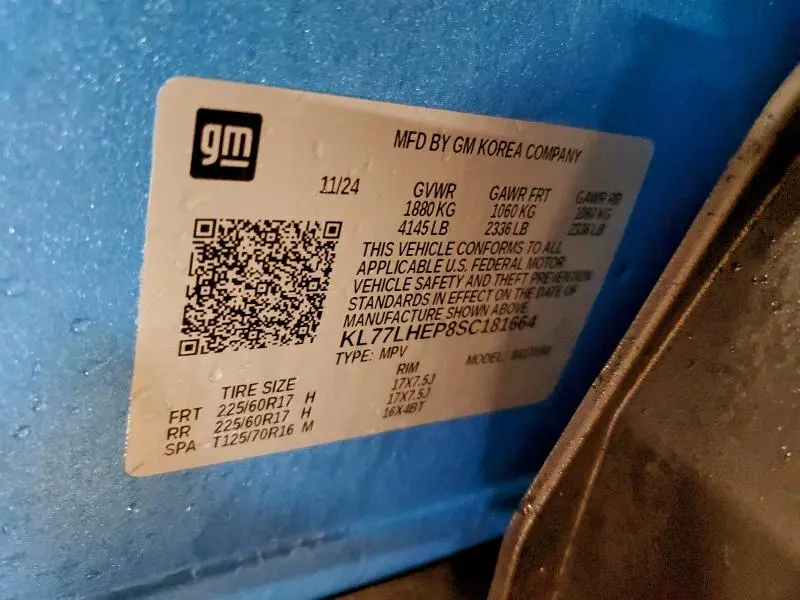 2025 CHEVROLET TRAX 1LT  