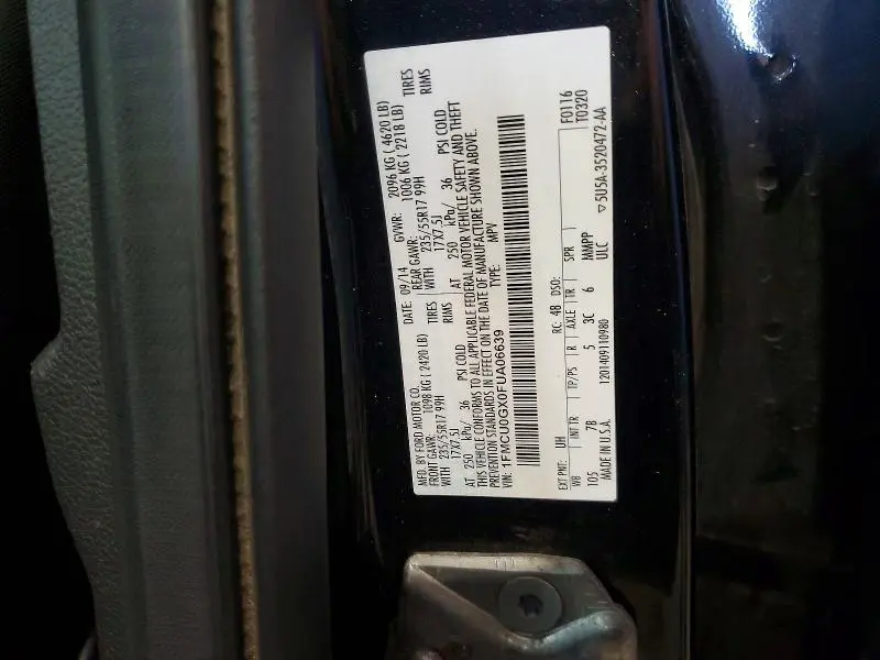 2015 FORD ESCAPE SE  