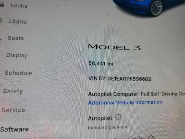 2023 TESLA MODEL 3   