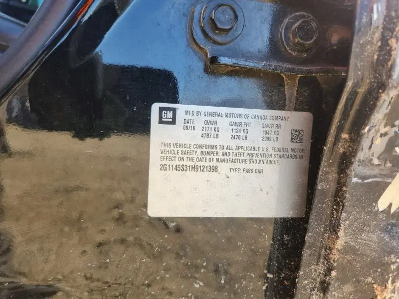 2017 CHEVROLET IMPALA PREMIER  