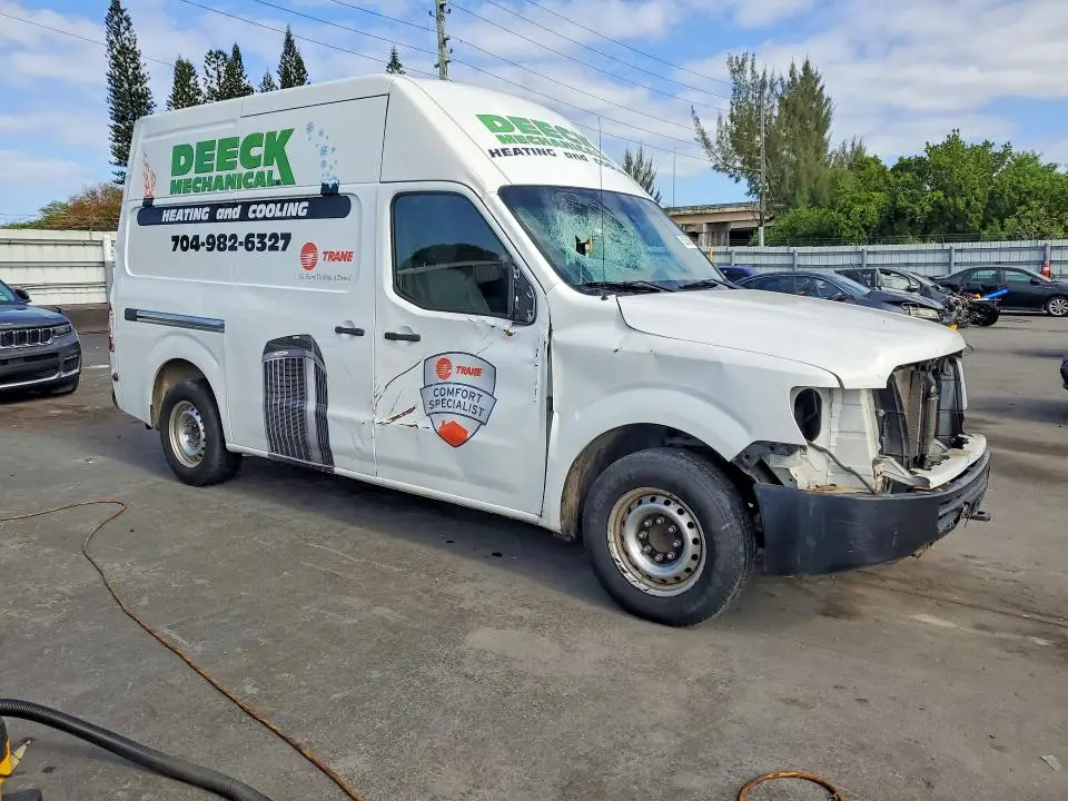 2019 NISSAN NV 2500 CARGO- PRI FLEET- CK ENG LT ON