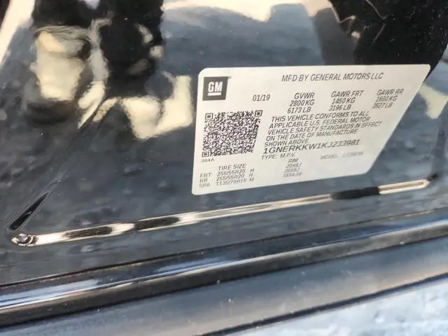 2019 CHEVROLET TRAVERSE PREMIER  