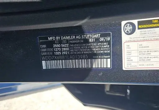2020 MERCEDES-BENZ AMG GT 53  