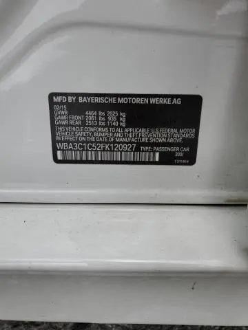 2015 BMW 328 I SULEV  