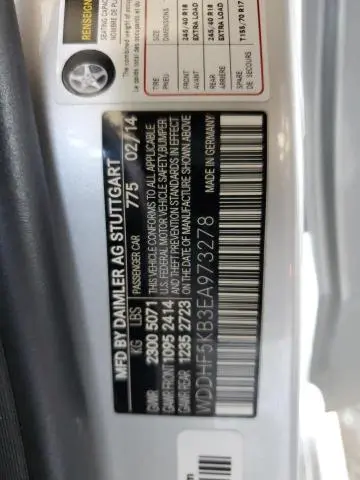 2014 MERCEDES-BENZ E 350