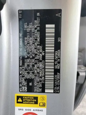 2013 LEXUS RX 350 BASE  