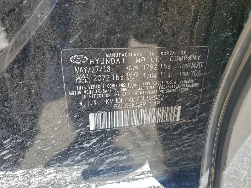 2013 HYUNDAI ELANTRA GLS  