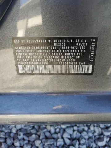 2021 VOLKSWAGEN JETTA S  