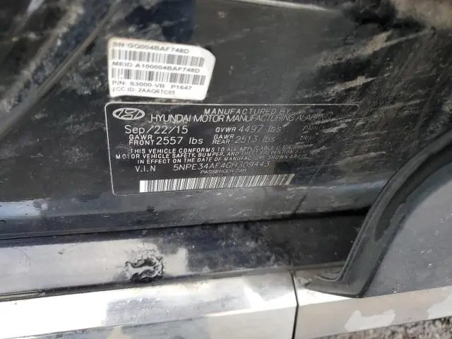 2016 HYUNDAI SONATA SPORT