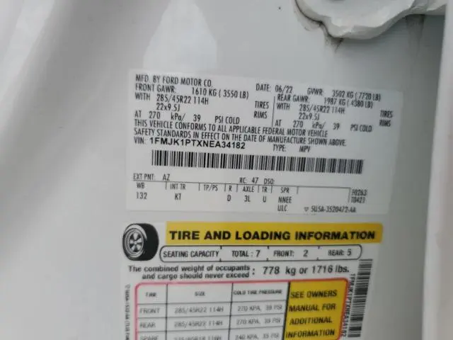 2022 FORD EXPEDITION MAX KING RANCH  