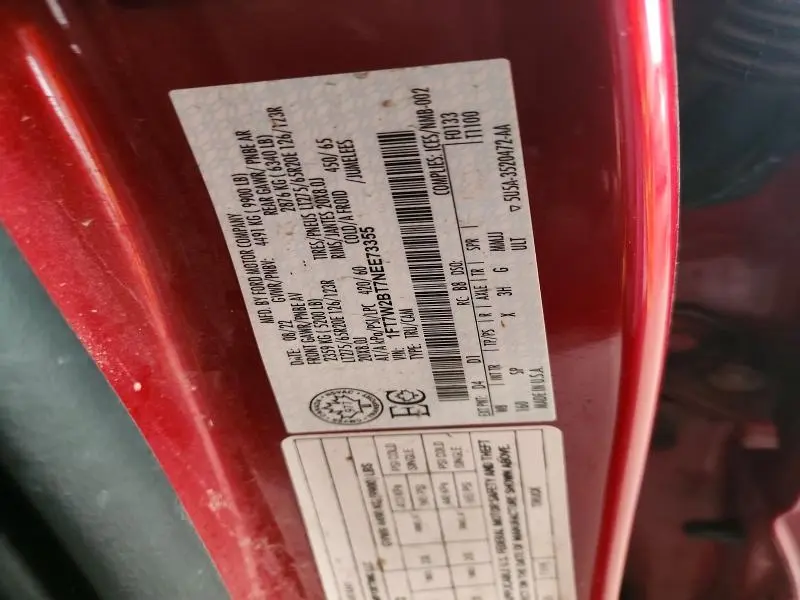 2022 FORD F250 SUPER DUTY  