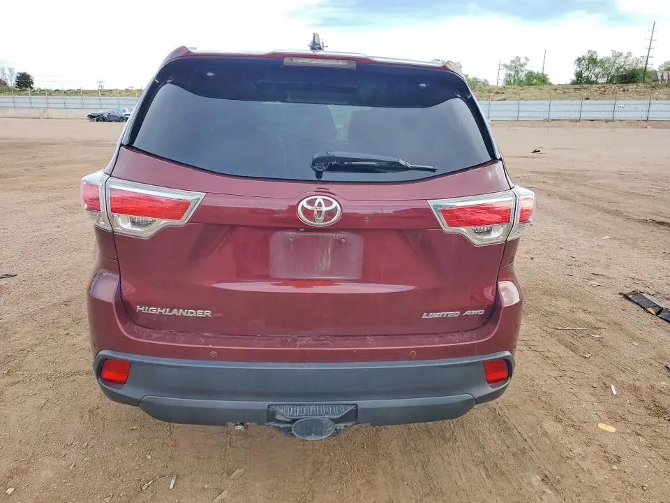 2014 TOYOTA HIGHLANDER LIMITED PLATINUM  