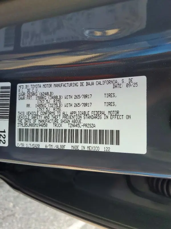 2025 TOYOTA TACOMA TRD OFF-ROAD  