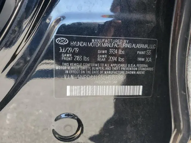 2020 HYUNDAI ELANTRA SEL  