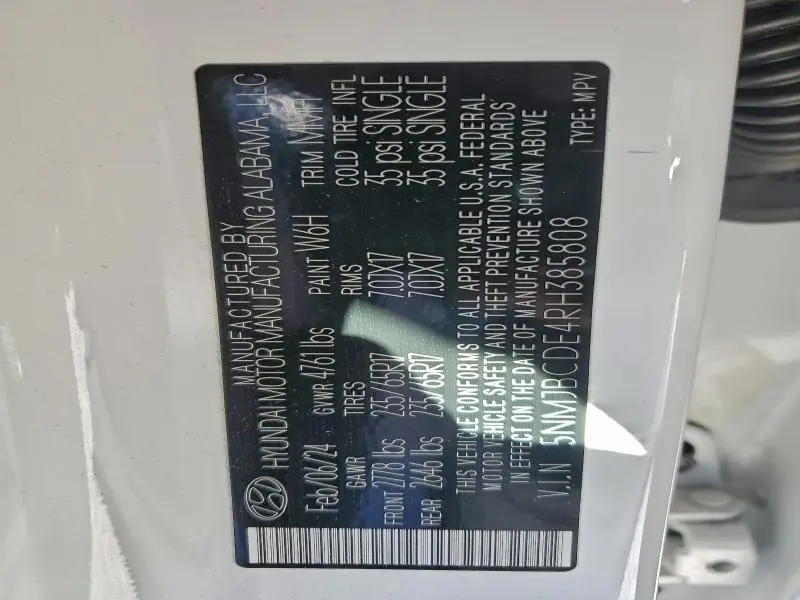 2024 HYUNDAI TUCSON SEL  