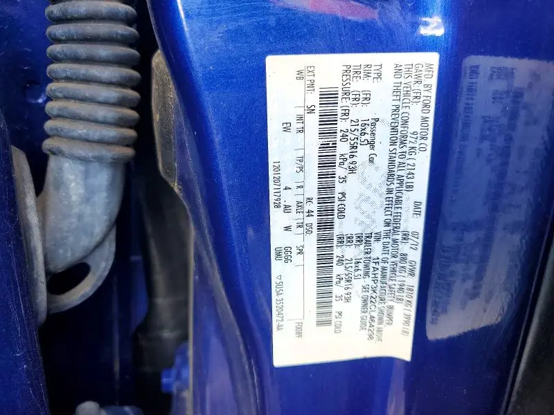 2012 FORD FOCUS SE  