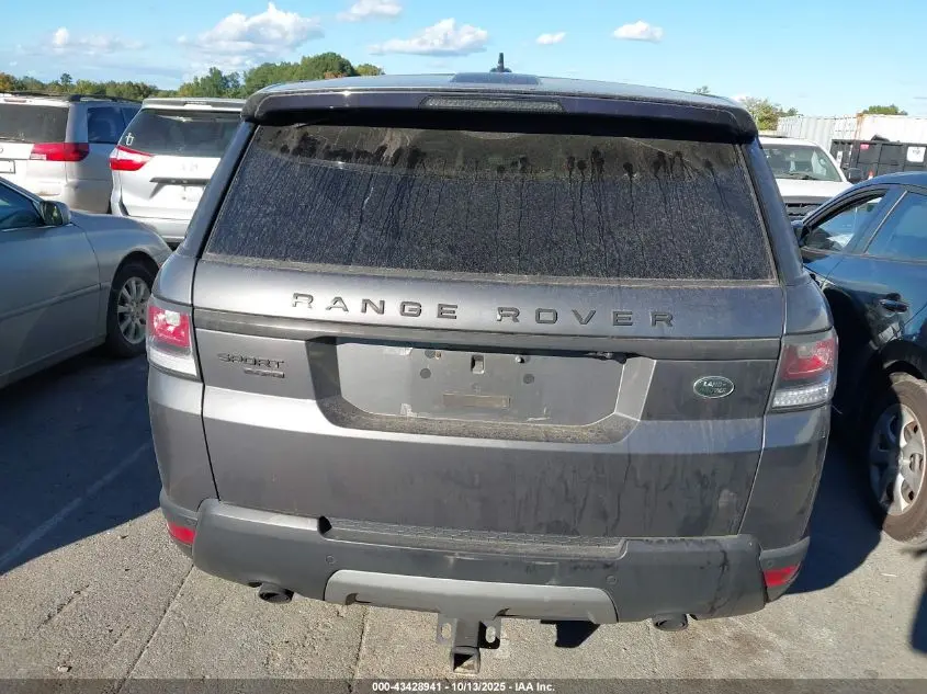 2016 LAND ROVER RANGE ROVER SPORT 3.0L V6 TURBOCHARGED DIESEL HSE TD6