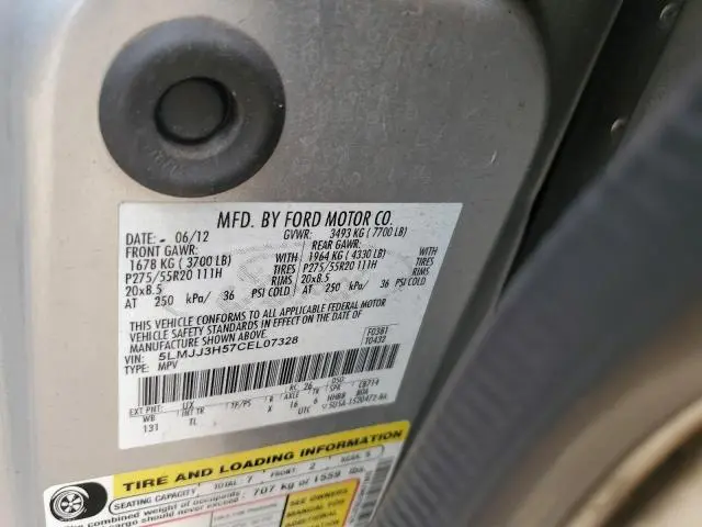 2012 LINCOLN NAVIGATOR L  