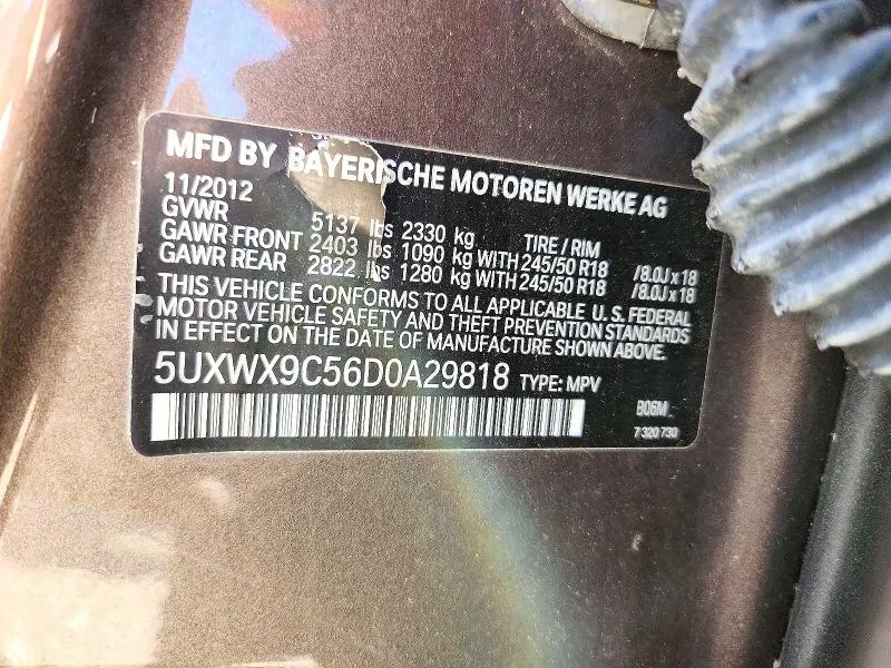 2013 BMW X3 XDRIVE28I  