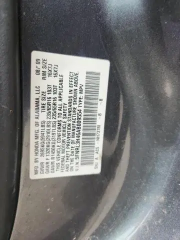 2010 HONDA ODYSSEY EX  