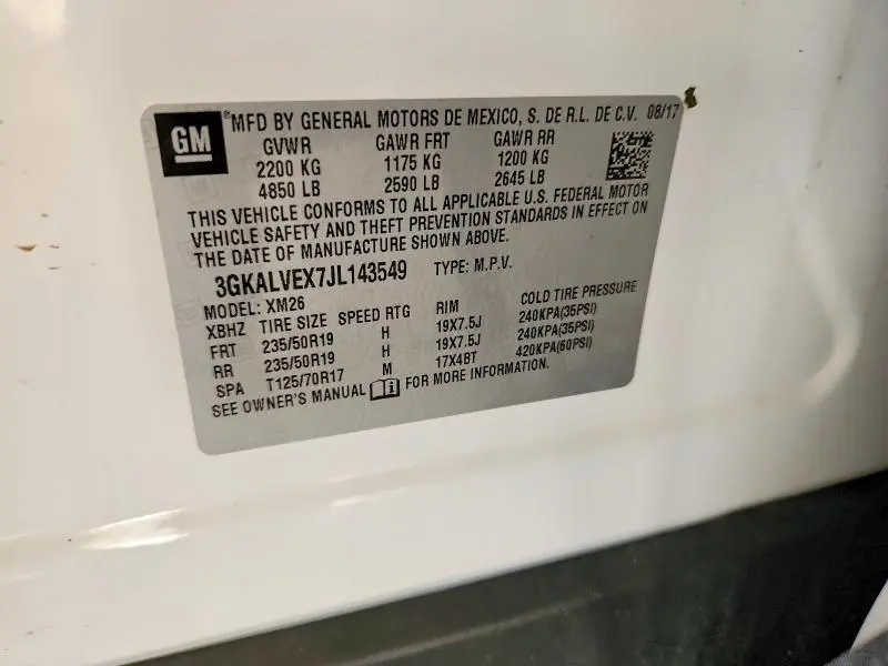 2018 GMC TERRAIN SLT  