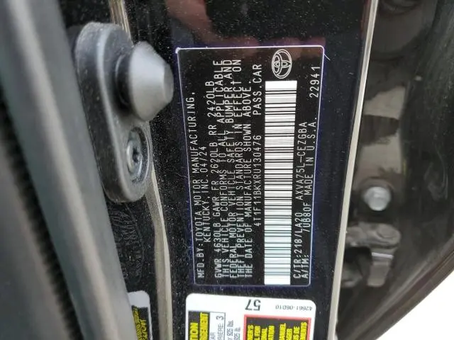 2024 TOYOTA CAMRY XLE