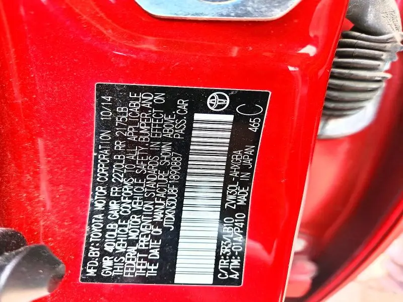 2015 TOYOTA PRIUS   