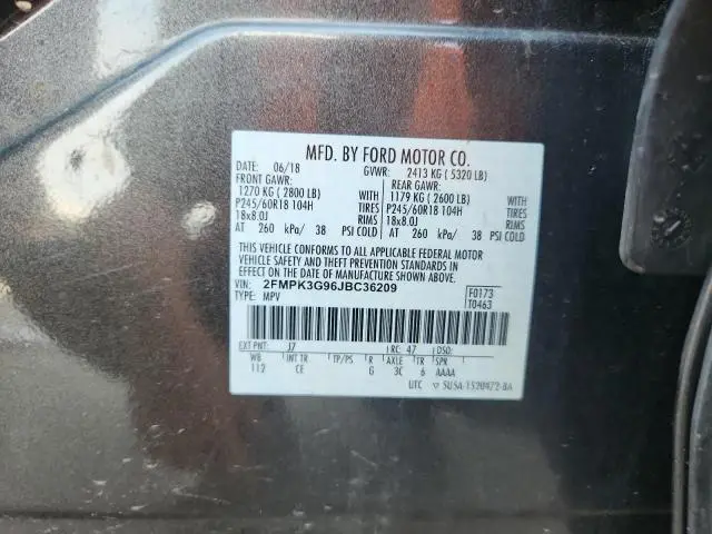 2018 FORD EDGE SE  