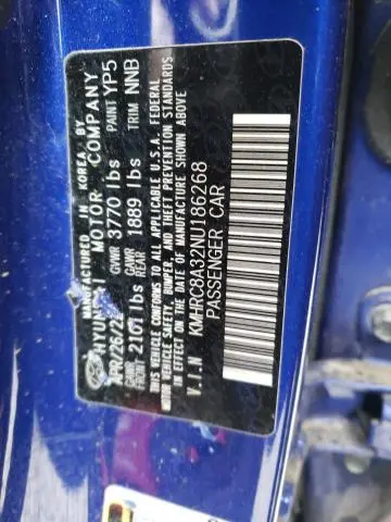 2022 HYUNDAI VENUE SEL  