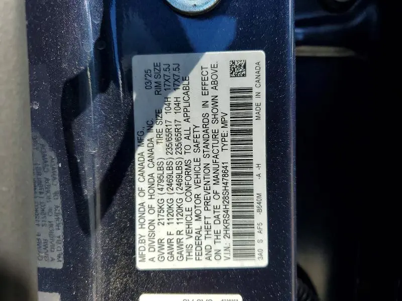 2025 HONDA CR-V LX  