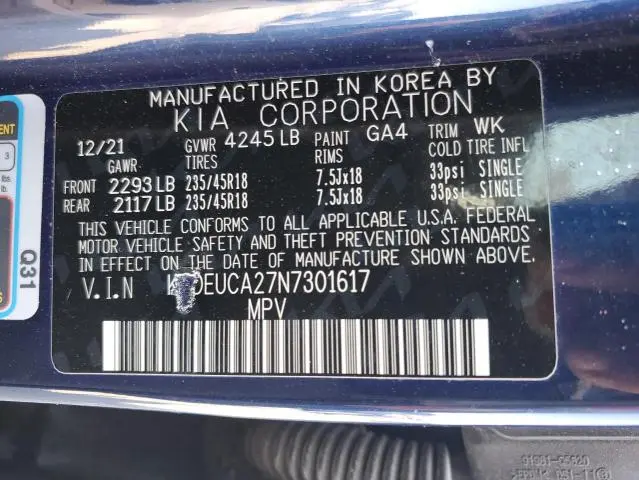 2022 KIA SELTOS NIGHTFALL  