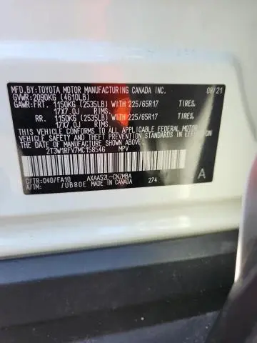 2021 TOYOTA RAV4 XLE  