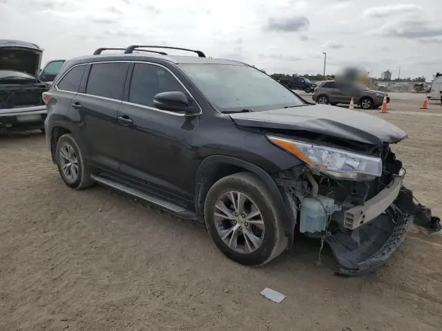 2015 TOYOTA HIGHLANDER XLE  