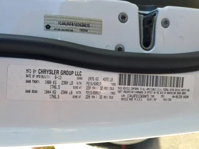 2014 JEEP PATRIOT LATITUDE  