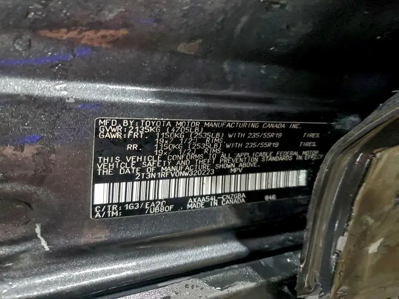 2022 TOYOTA RAV4 LIMITED  