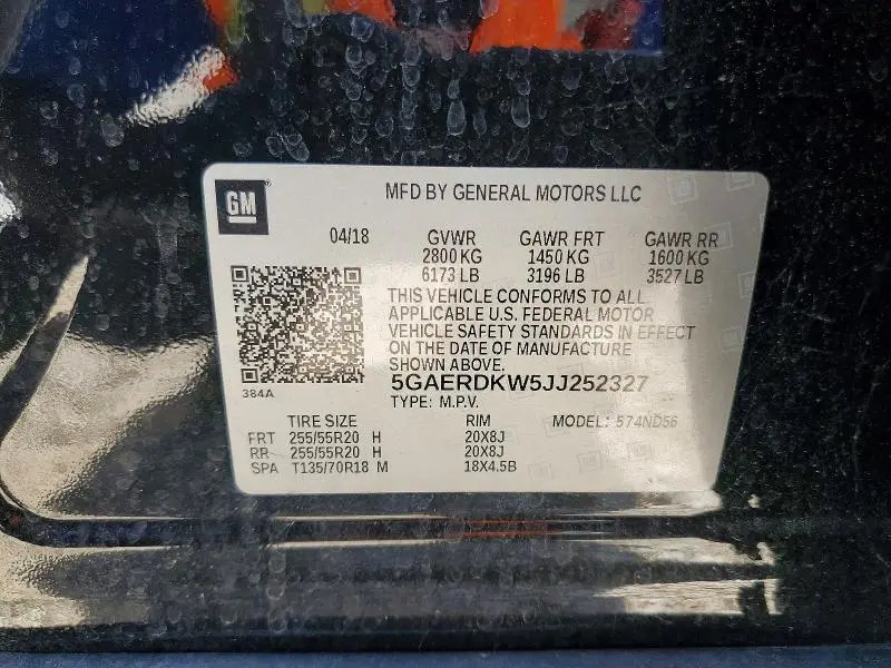 2018 BUICK ENCLAVE AVENIR  