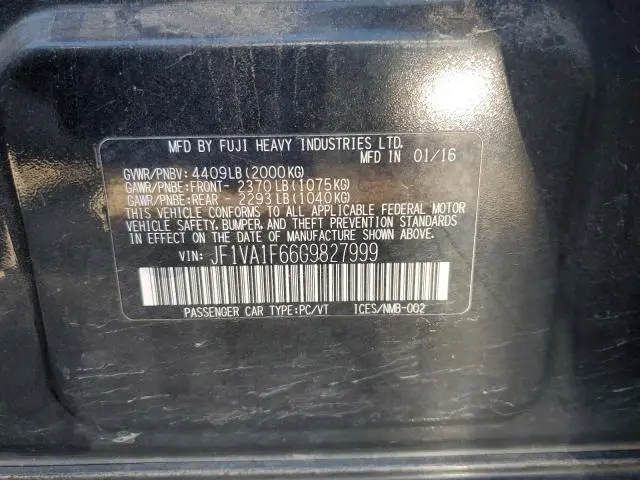 2016 SUBARU WRX PREMIUM  