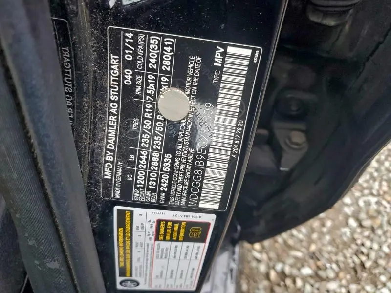 2014 MERCEDES-BENZ GLK 350 4MATIC  