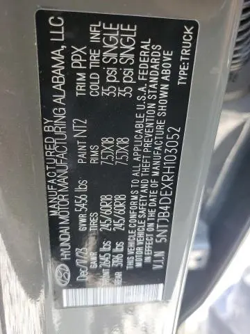 2024 HYUNDAI SANTA CRUZ SEL  